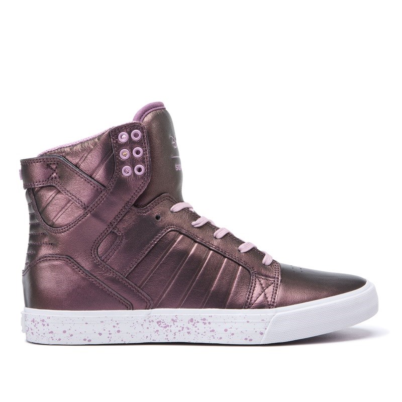 Supra Skytop - Γυναικεια Sneakers Ψηλα - Μωβ (GR7408)